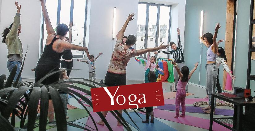 Yoga enfants en famille à Climb Up Brest 