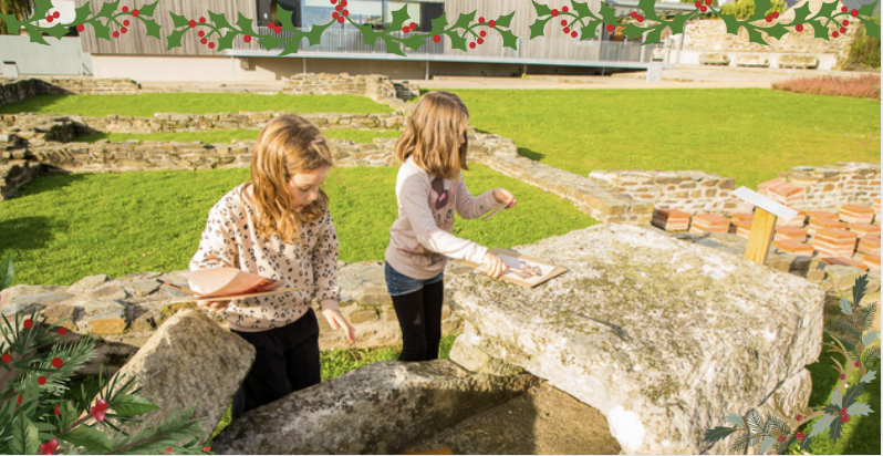 Visites guidées gourmandes du jardin archéologique et goûter de noël antiques à Vorgium 