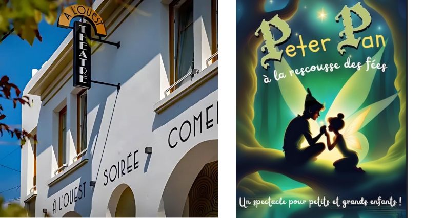 Spectacle "Peter Pan à la rescousse des fées" au Théâtre à l'Ouest à Auray