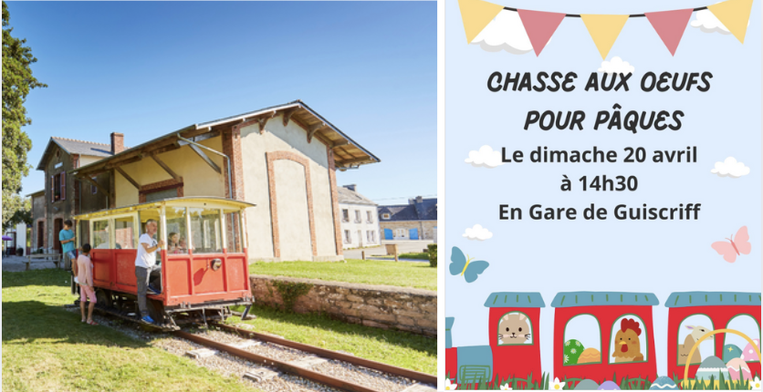  Chasse aux oeufs en famille - Loisirs en Gare à Guiscriff