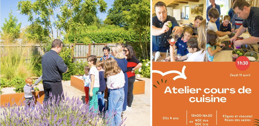 Atelier cuisine parent-enfant spécial Pâques - Les Jardins de l'Éveil à St-Thonan