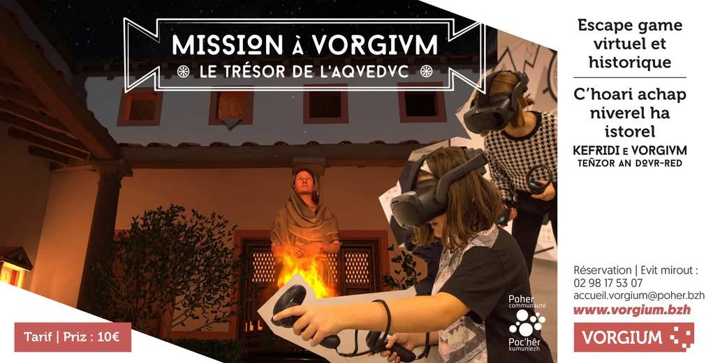 Escape game " Mission à Vorgium le Trésor de l'Aqueduc " à Carhaix 