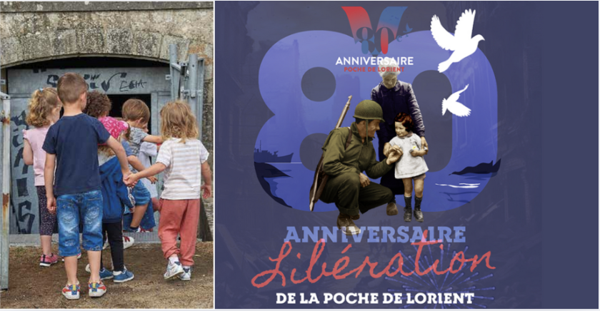 Une pensée de Lorient : atelier enfants de 5 à 8 ans Hôtel Gabriel à Lorient