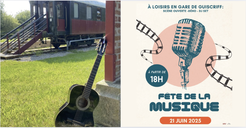 Concerts et animations pour la fête de la musique en Gare de Guiscriff!