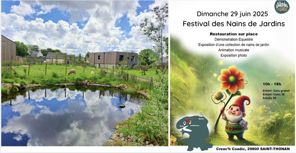 Festival des Nains de Jardin aux Jardins de l'Éveil à Saint-Thonan