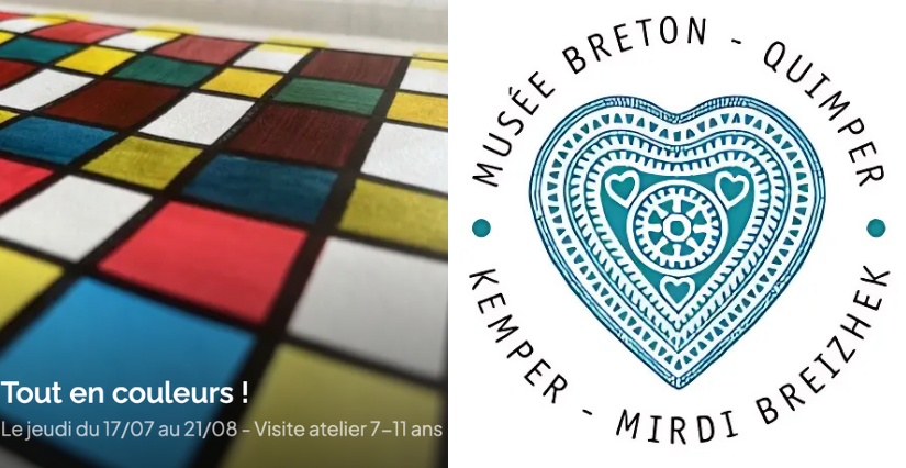 Visite-atelier "Tout en couleurs !" au musée départemental breton à Quimper Visite-atelier "Tout en couleurs !" au musée départemental breton à Quimper