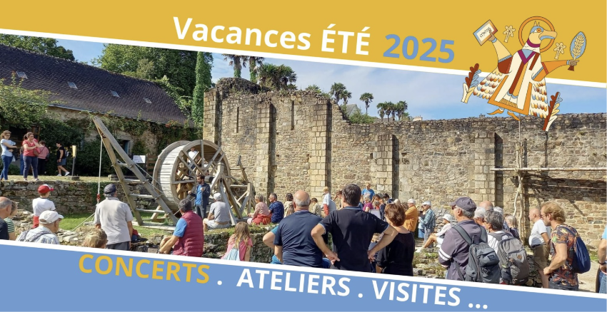 Animations des vacances d'été à l'ancienne abbaye de Landévennec