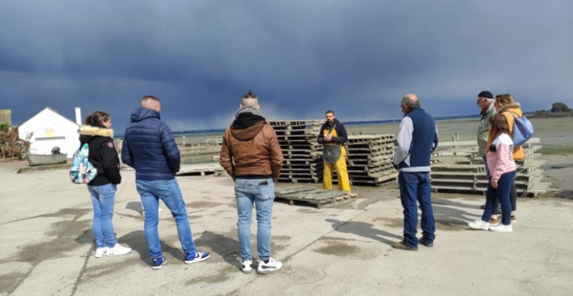 Visite au chantier ostréicole + dégustation et accès à l’exposition Ostréapolis Le Tour-du-Parc