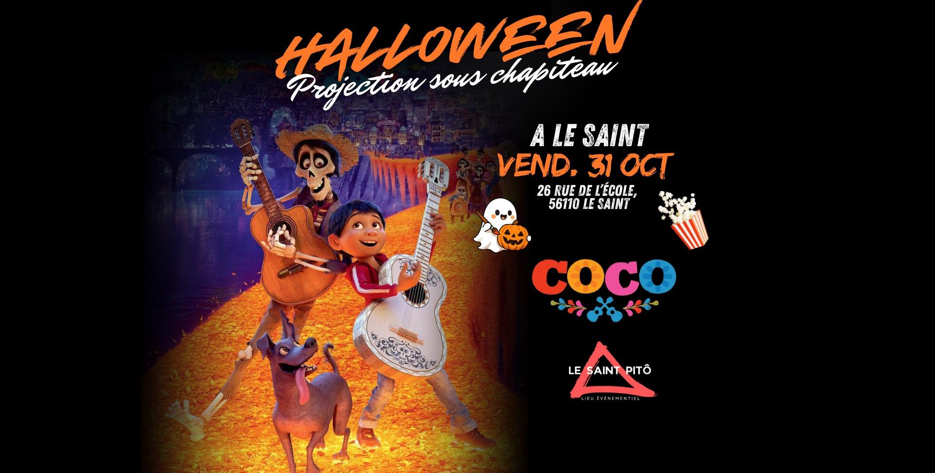 Animations Halloween d'enfer en famille sous chapiteau à Le Saint 