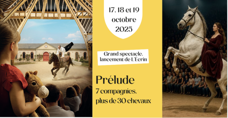 Grand spectacle "Prélude" à voir en famille au Haras National d'Hennebont