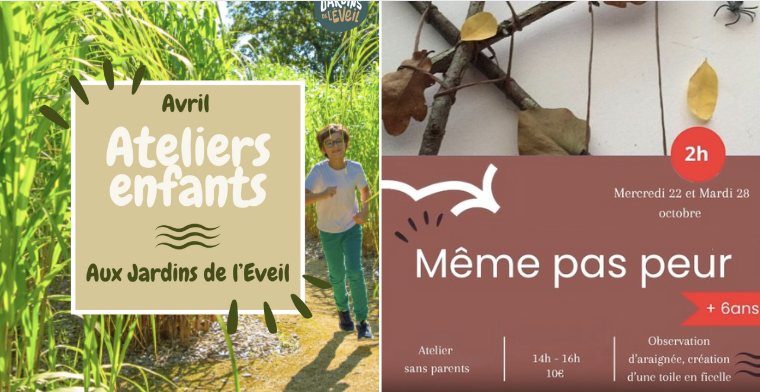 Même pas peur - atelier créatif pour Halloween pour les enfants de +6 ans aux Jardins de l'Éveil à Saint-Thonan