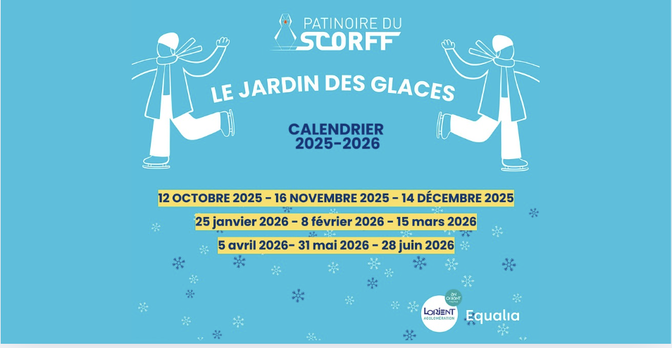 Jardin des glaces : patiner en toute sécurité dès 3 ans à la Patinoire du Scorff à Lanester