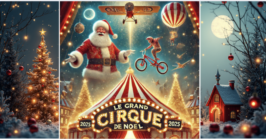 Le Grand Cirque de Noël 2025 à Lanester : spectacle familial magique en Morbihan