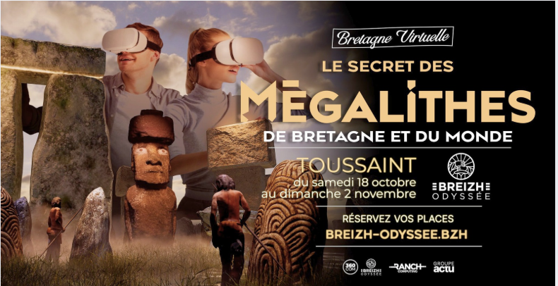 Voyagez dans 11 000 ans d’histoire en famille – Expérience en Réalité Virtuelle à Breizh Odyssée, Landévennec