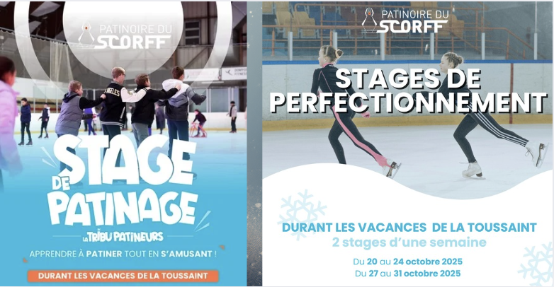 Stage d'initiation au patinage à partir de 5 ans à la Patinoire du Scorff