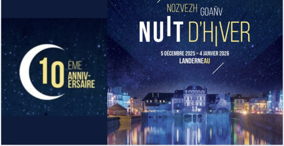 Nuit d'Hiver : Illuminations de noël en famille à Landerneau