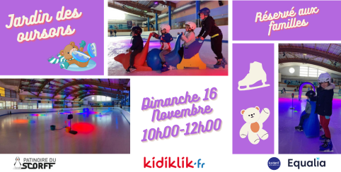 Jardin des glaces : patiner en toute sécurité dès 3 ans à la Patinoire du Scorff à Lanester
