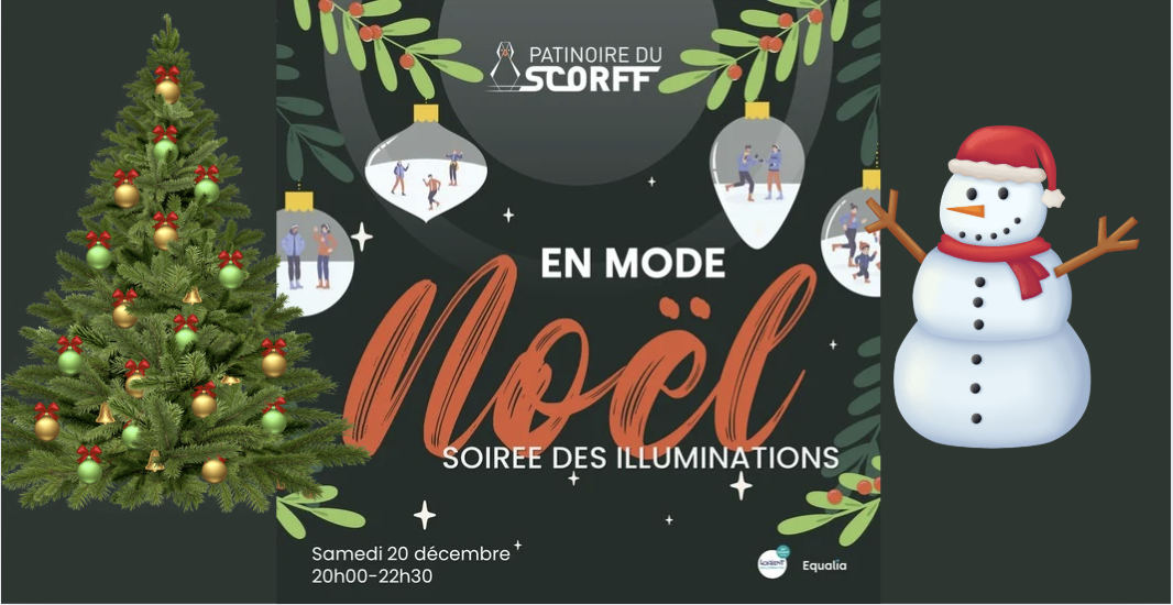 Soirée des illuminations de Noël à la Patinoire du Scorff de Lanester