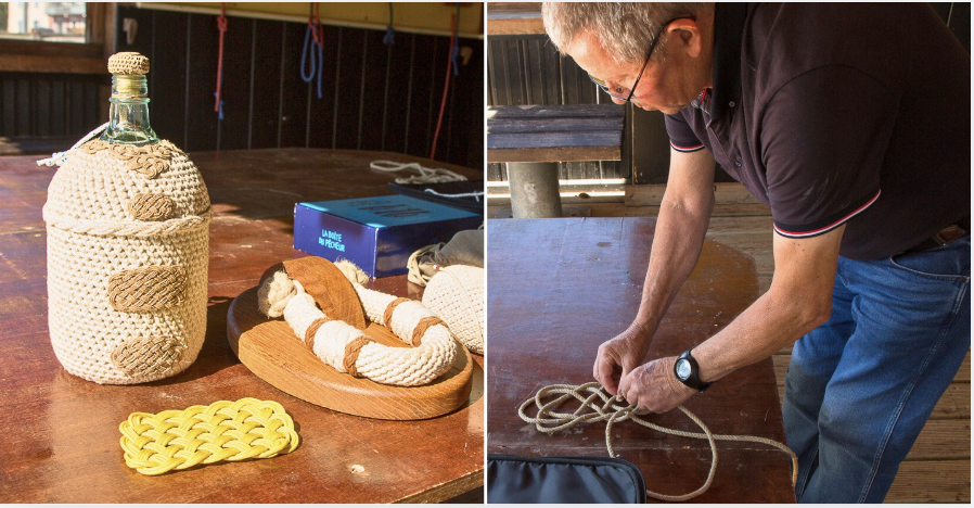 Atelier matelotage en famille au Port Musée Douarnenez 