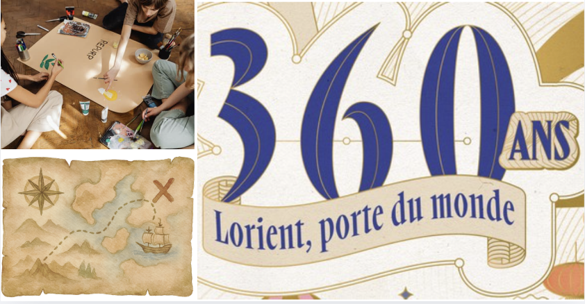 Atelier créatif enfants 7–12 ans à Lorient : cartographies imaginaires à l’Hôtel Gabriel
