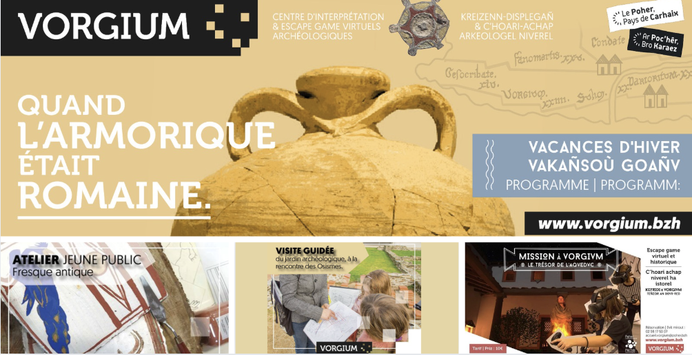 Vacances d'hiver à Vorgium – Aventures archéologiques et ateliers créatifs à Carhaix !