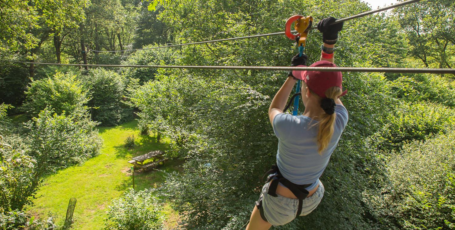 Profitez en famille des activités de pleine nature au parc aventure Adrénature - près de Concarneau et Quimper