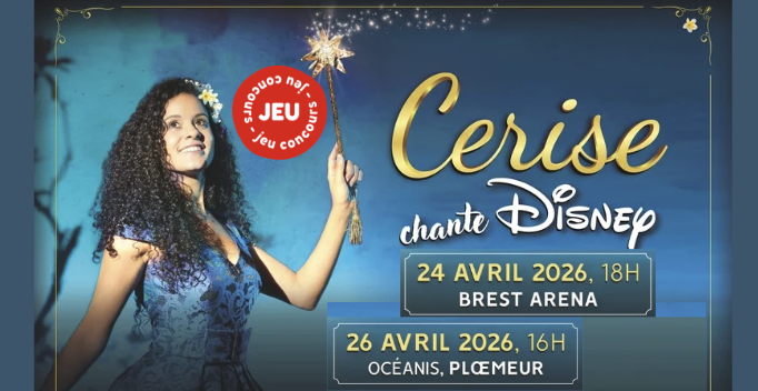 Cerise chante Disney : la magie s’invite en famille à Brest et Ploemeur!