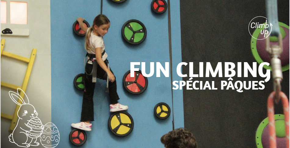 Sessions de Fun Climbing spéciales chasse aux œufs à Climb Up-Brest 