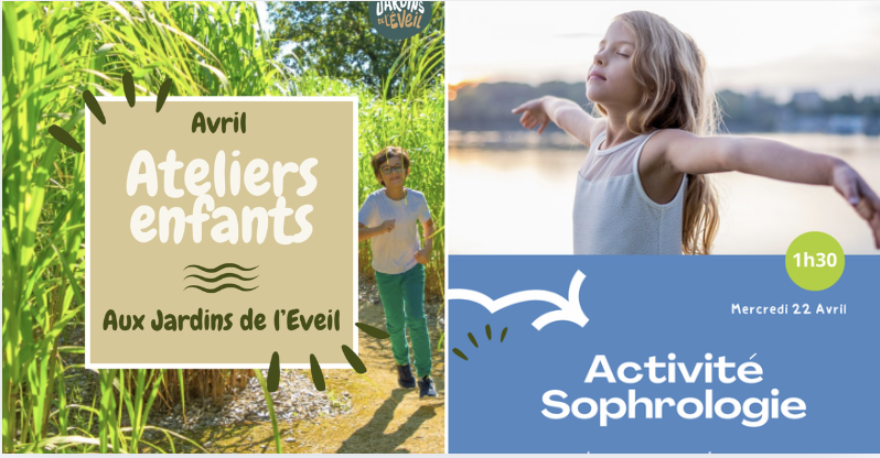 Activité sophrologie pour les enfants de 3 à 10 ans aux Jardins de l'Éveil à Saint-Thonan