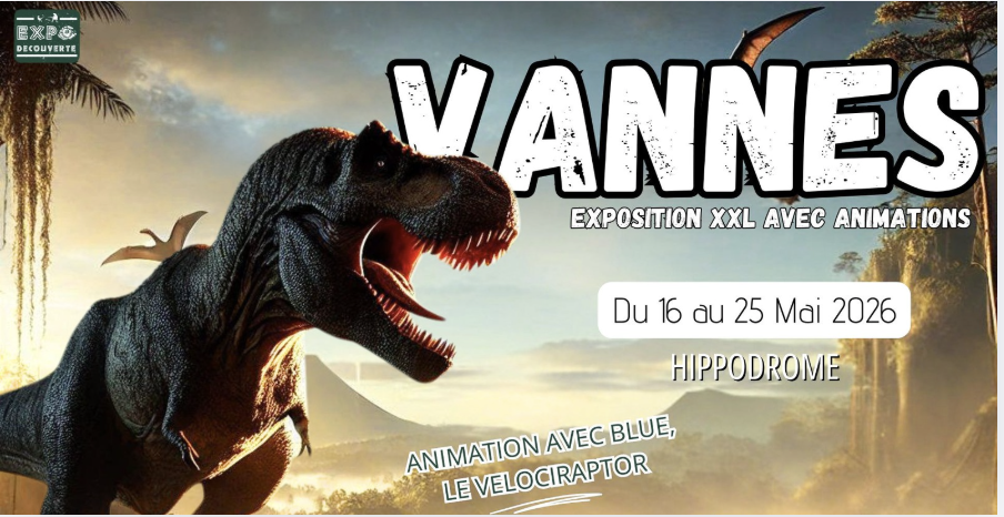 Exposition dinosaures à Vannes : une sortie immersive en famille à ne pas manquer