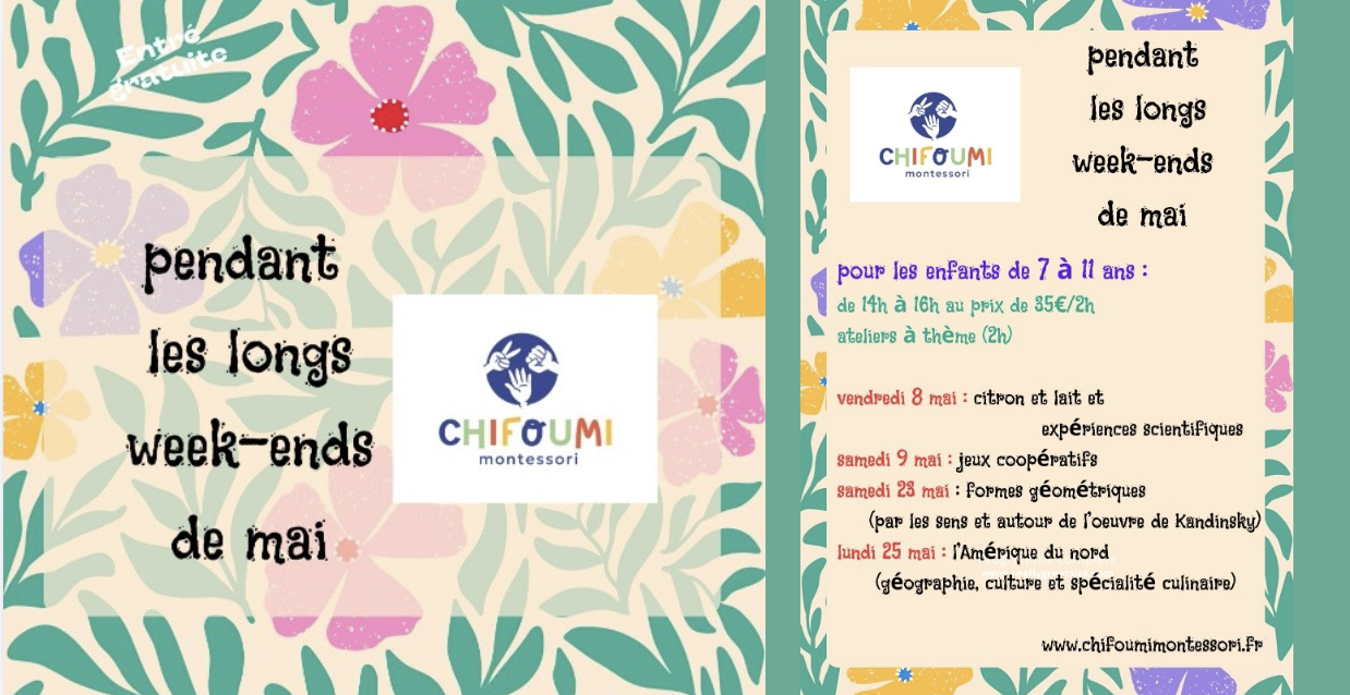 Ateliers thématiques Chifoumi Montessori à Vannes : Science, Art et Culture pour les 7-11 ans