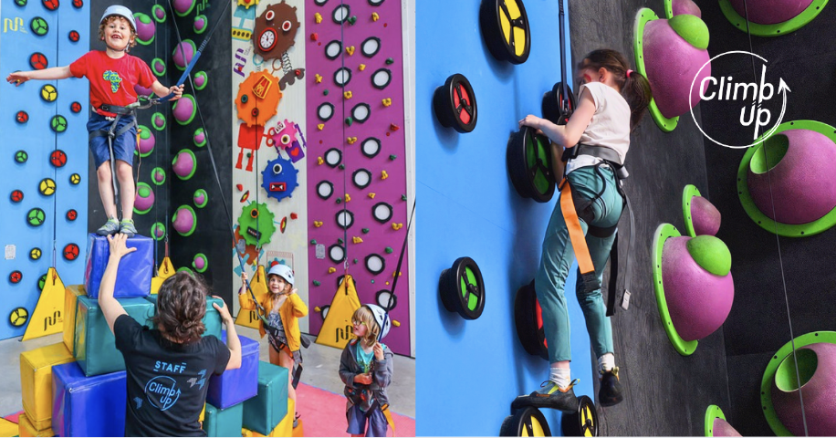 Fun Climbing dès 4 ans, escalade ludique à Climb Up - Brest