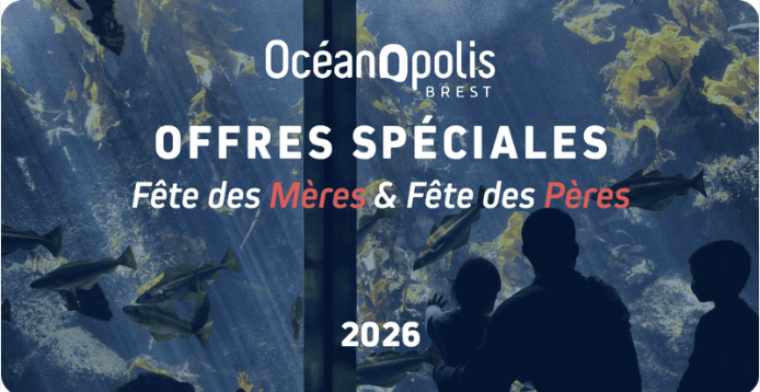 Fête des mères & Fête des pères : idées cadeaux à la boutique d'Océanopolis - Brest