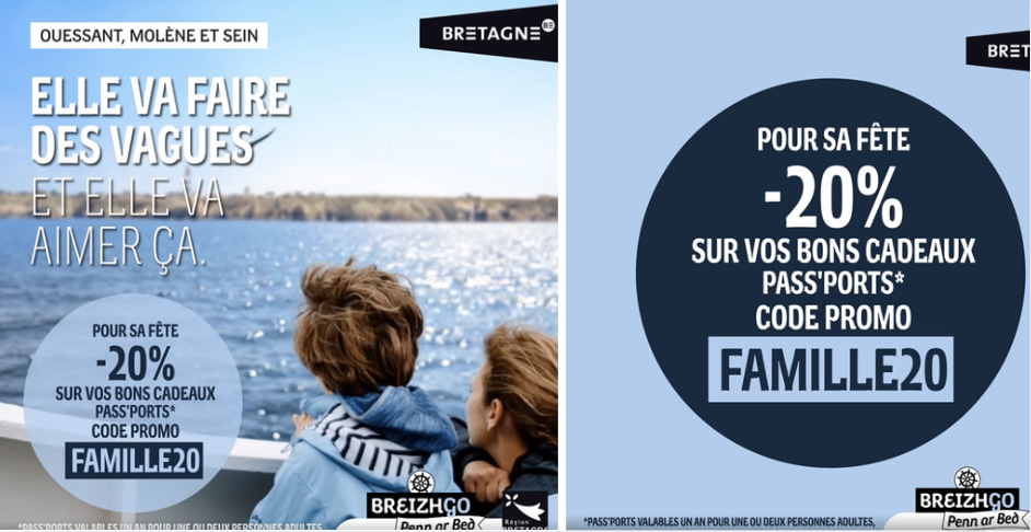 Fête des Mères : Offrez-lui un voyage pour explorer les Îles avec BreizhGo Penn ar Bed !