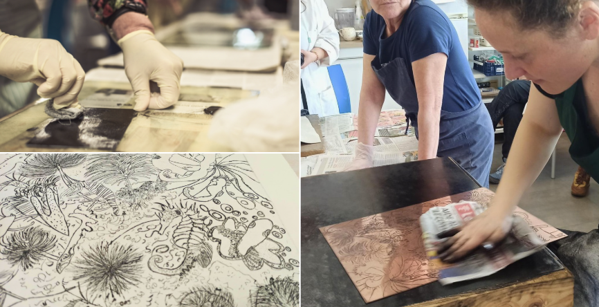 Atelier créatif découverte de l'estampe au Musée de Pont-Aven