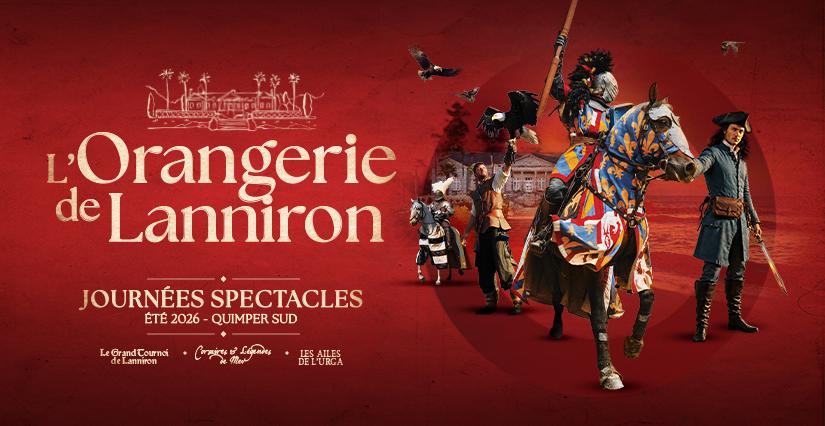 Journées spectacles - tournois de chevalerie + piraterie - et accès aux loisirs des jardins de L’Orangerie de Lanniron à Quimper