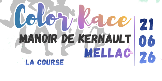 Color race au Domaine départemental de Kernault