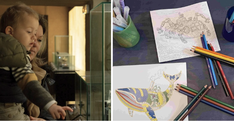Drôles de machines et bateaux imaginaires - Visite-Atelier 3-6 ans au Musée National de la Marine - Port Louis