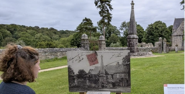 Bon Baisers de Plounéour exposition au Domaine départemental de l'Abbaye du Relec