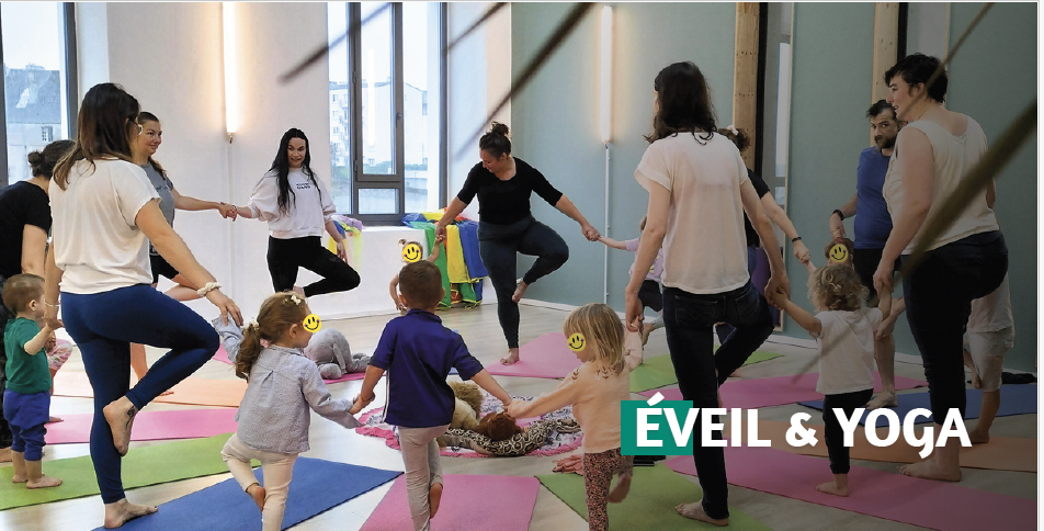 Yoga parents-enfants à Brest : atelier pour les 3-6 ans à La Bulle – Climb Up Brest