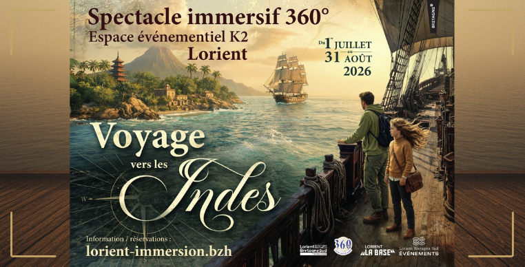 Spectacle Immersif à Lorient : Embarquez pour le "Voyage vers les Indes" en Famille !