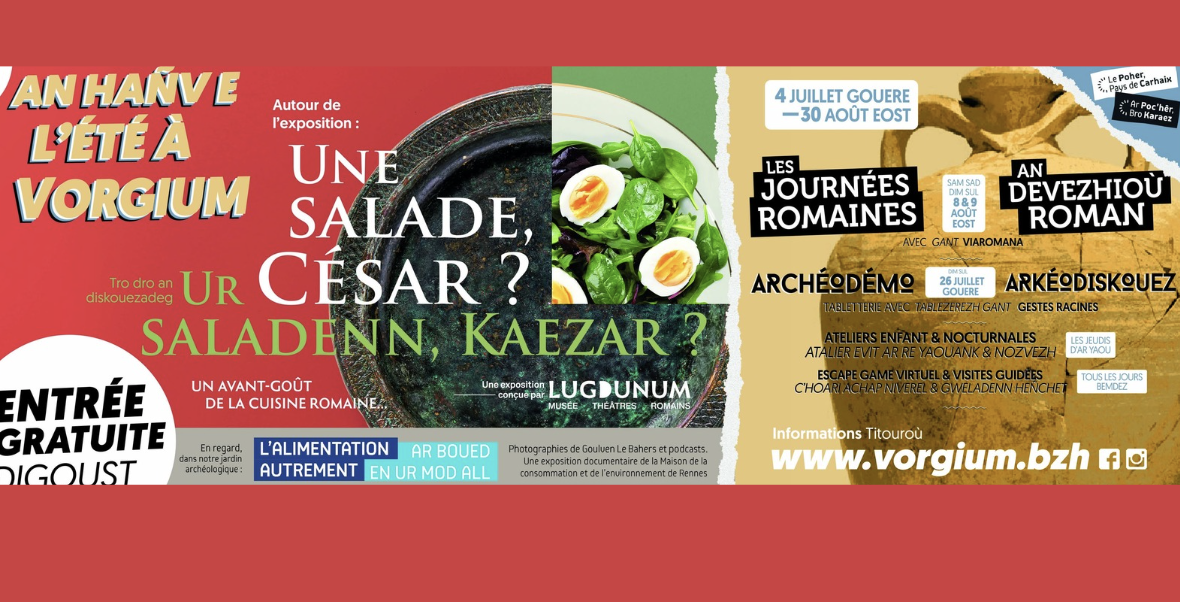 Vacances d'été à Vorgium – Aventures archéologiques, cuisine romaine et ateliers créatifs à Carhaix !