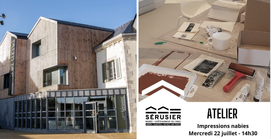 Atelier « Impression nabie » dès 6 ans au Musée Sérusier à Châteauneuf-du-Faou