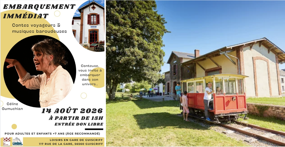 Après-midi contes de voyages en famille à la Gare de Guiscriff