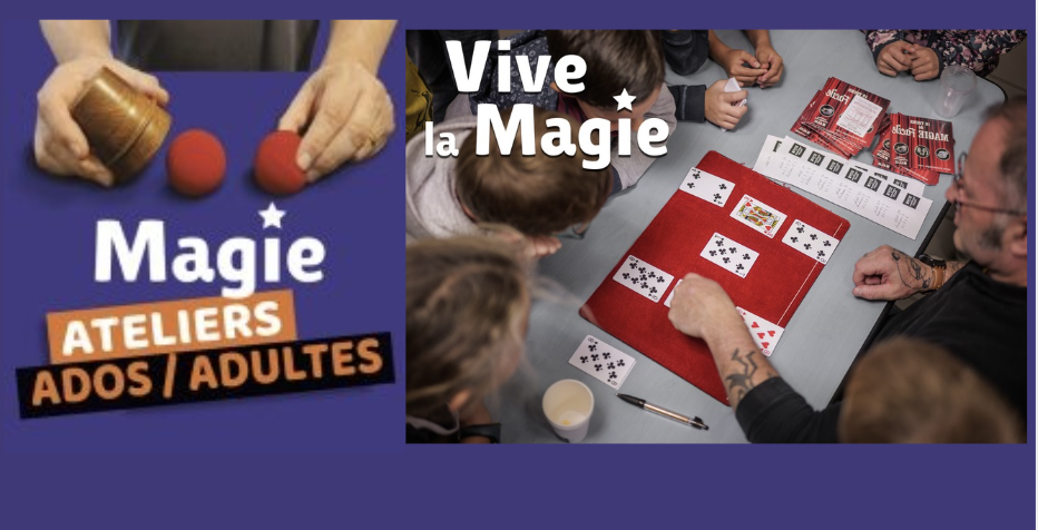 Atelier de magie pour ados - Festival Vive La Magie - Palais des Arts Vannes