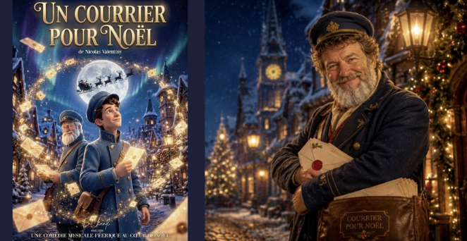Un courrier pour Noël à Lanester : spectacle familial magique en Morbihan