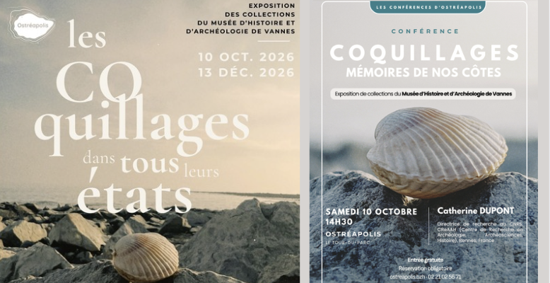 Conférence gratuite "Coquillages, mémoires de nos côtes" Fête de la science 2026 à Ostréapolis -Le Tour du Parc