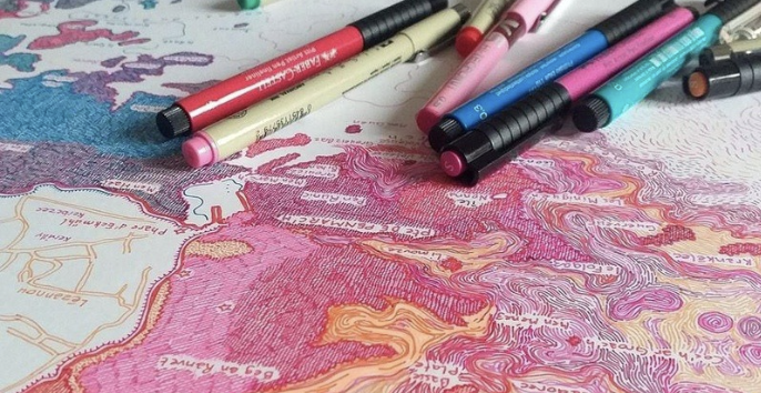 Atelier d'art : Votre carte marine avec Marine Le Breton au Musée national de la Marine à Brest