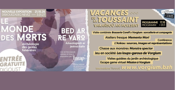 Vacances de la Toussaint à Vorgium - Carhaix !