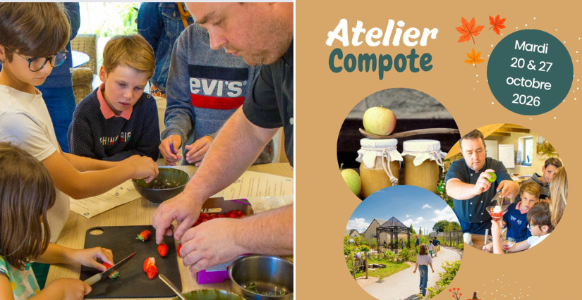 Atelier Compote pour les enfants dès 8 ans aux Jardins de l'Éveil à Saint-Thonan